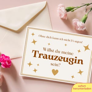 Card ask maid of honor | print immediately | Will you be my maid of honor?
