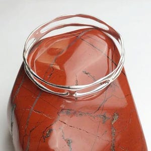 Sterling Silver Unique Bangle Bracelet