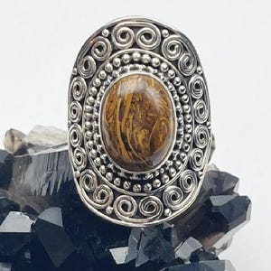 Sterling Silver Jasper Ring