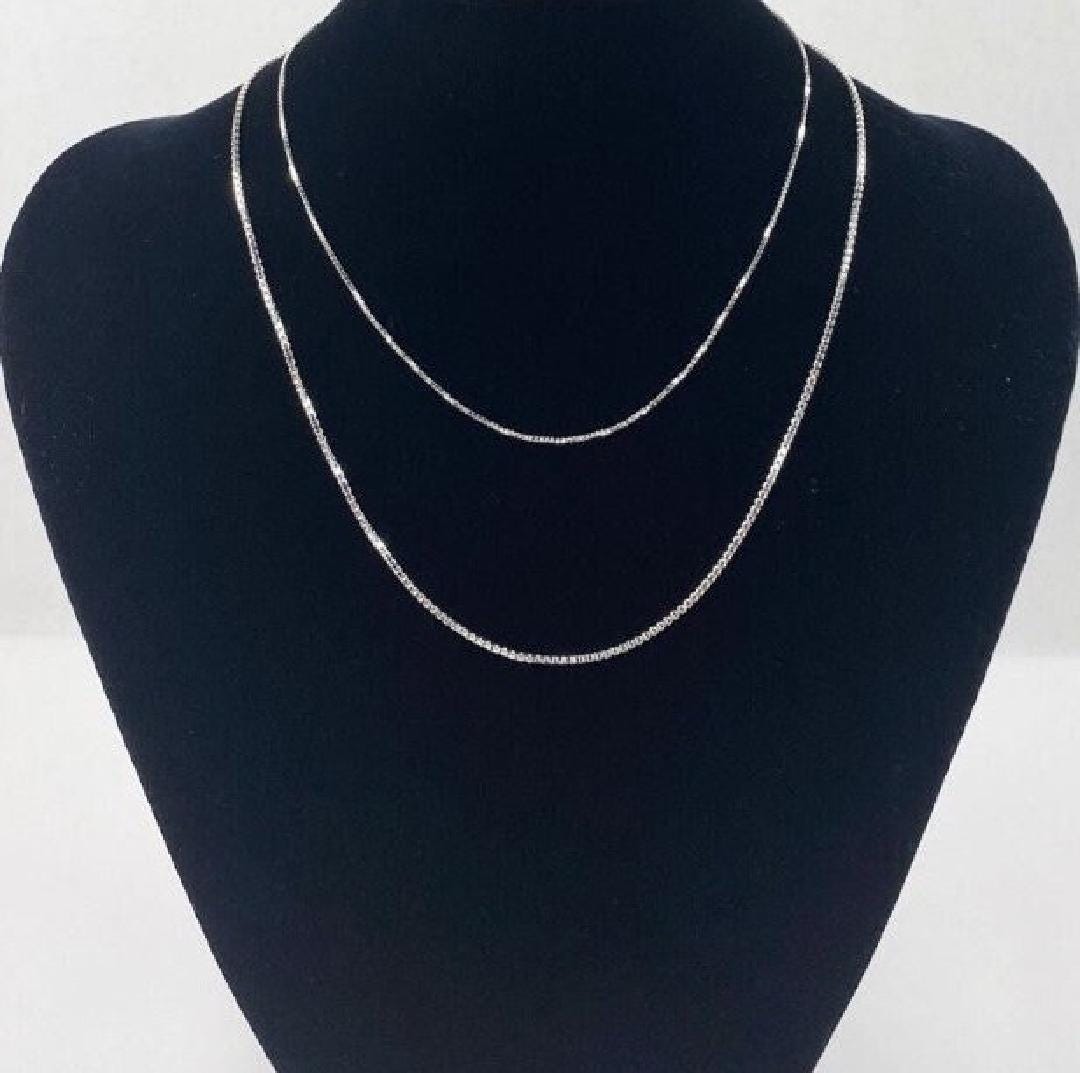 Sterling Silver Box Chains - Etsy