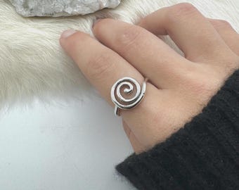 Sterling Silver Spiral Ring