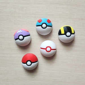Pokeball Magnets, 3D Printed - Poke Ball, Great Ball, Ultra Ball, Master Ball & Premier Ball