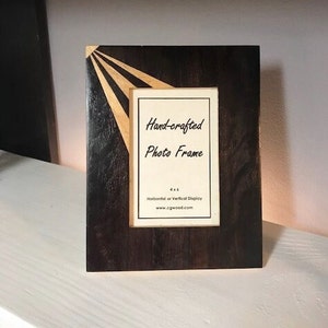 4 x 6 Wood Photo Frame - Inlay