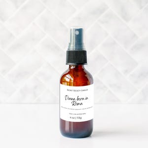 Donna Born in Roma Room and Linen Spray – Skin-Safe Luxury Fragrance Mist | Warm Floral Spray | Jasmine and Vanilla Scent | Perfume-Inspired