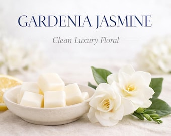 Gardenia Jasmine Wax Melts | Soft White Floral & Citrus Scent