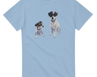 Adorable Dog Portrait T-Shirt - Cute Pet Lover Gift - 100% Cotton Tee