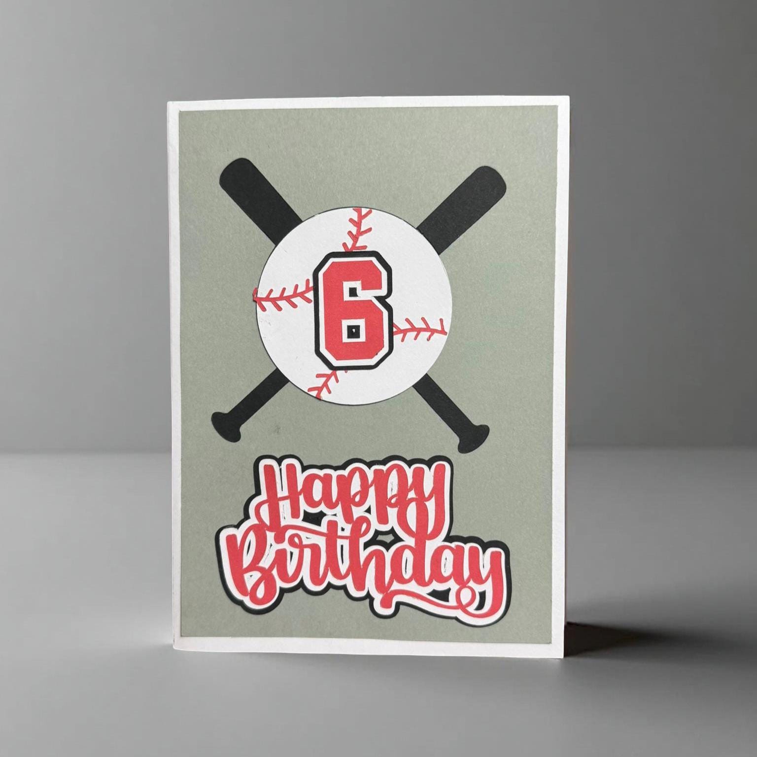 Personalized Baseball Pop-Up Birthday Card – 3D Sports Card with Custom Number, Handmade Greeting with Envelope and Baseball Themed Insert - Thumbnail 5