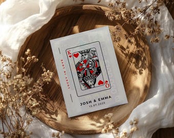 Personalised Wedding Scratch Card Favour Packets | Lotto Ticket Holder Pack | Lucky In Love | Guest Gift