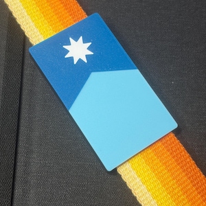 Minnesota Bag Flag – Backpack Charm, Travel Luggage Tag, Purse Strap Accessory, Bag Identifier