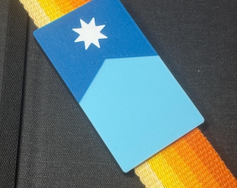 Minnesota Bag Flag – Backpack Charm, Travel Luggage Tag, Purse Strap Accessory, Bag Identifier