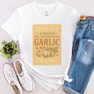 Knoblauch Liebhaber Shirt, Lustig Kochen T-Shirt, Koch Grafik T-Shirt, Küche Humor T-Shirt, Foodie Geschenk Shirt, Vintage Knoblauch Shirt, Kräutergarten T-Shirt