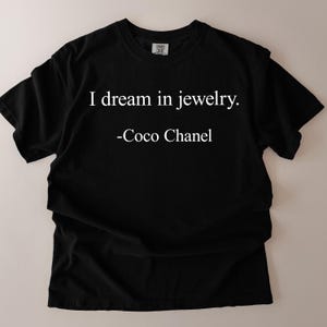 Coco Chanel T Shirt - Etsy