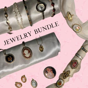 Curated Thrifted Jewelry Bundle | Unique Vintage & Modern Pieces Tailored to Your Style