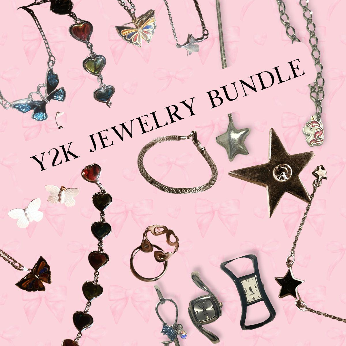 Y2K Jewelry Set Women\'s Accessory Bundle Arm Warmers Socks Necklace Kukuzhu Arm Warmers Y2K Kawaii Lolita Long Arm Sleeve  main image 4
