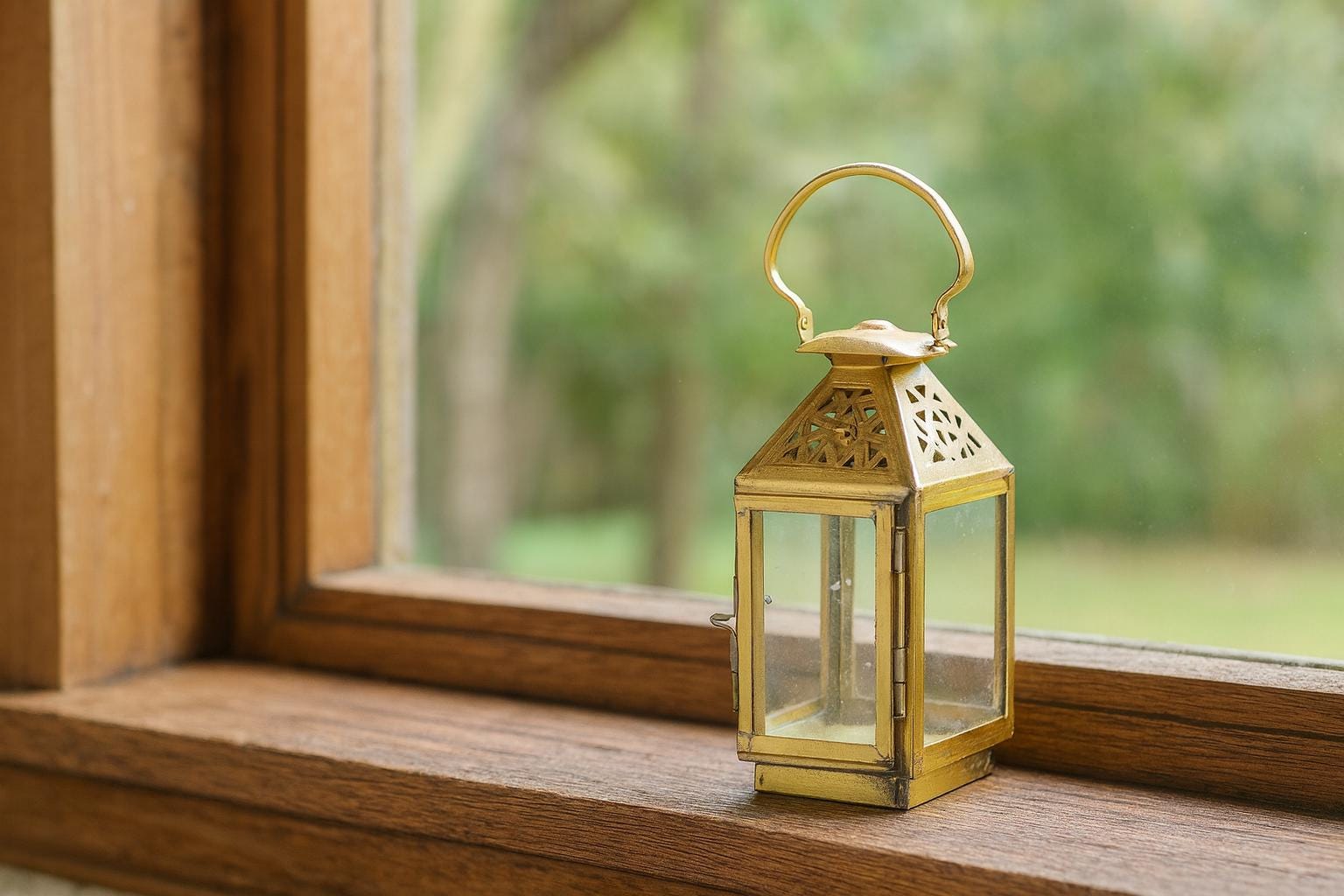 手作りモロッコ真鍮ランタン：素朴なボヘミアンキャンドルホルダー