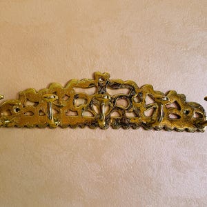 Moroccan Handmade Brass Hook – Gold Wall Hook for Coats, Clothes & Towels – Brass Coat Rack – Brushed Brass Hooks – Wall Hook Decoration