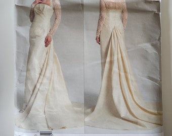 Vogue Bridal Dress Pattern, V2906, Bellville Sassoon, Size 12-14-16