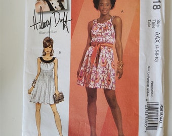 McCall's M5618 Hillary Duff Dress Pattern, Cut Sizes 4-6-8-10