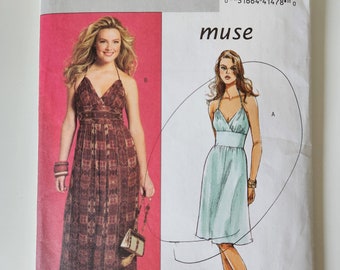 Butterick, B4977, Licensed Muse Dress Sewing Pattern, Cut Sizes 6-8-10