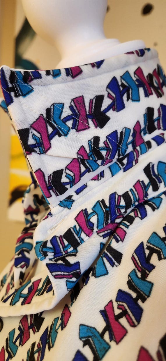 Emilio Pucci for Chesa 70s button front shirt.   … - image 7