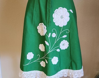 Vintage✨Crochet Remake Wrap Skirt Crochet Wrap Skirt – Blue Gardenia Boutique