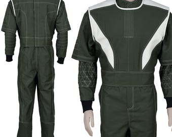 Mandalorian Star War Custom Flight Suit Beskar Din Djarin 3-Piece Bounty Hunter Outfit Cosplay Costume