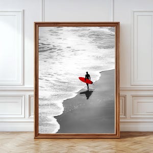 Surf Print, Surf Photography Print, Surfers Gift, Surfboard Print, Beachy Art Print   Coastal Decor, Surfing Poster, Beach Wall Art