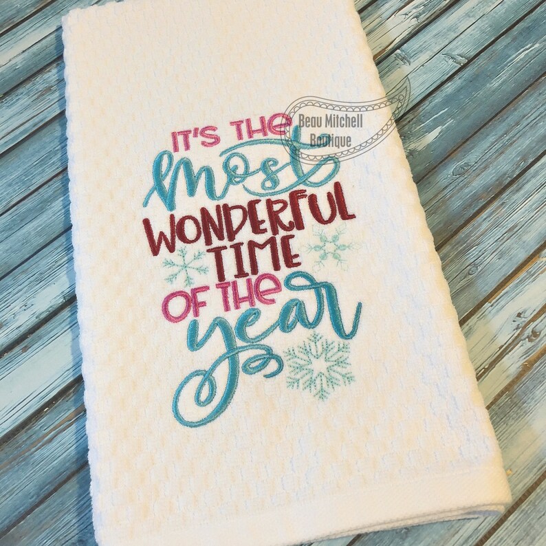 Its the most wonderful time of the year embroidery design  etsy Its the most wonderful time of the year embroidery design  etsy