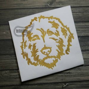 Doodle Face embroidery design