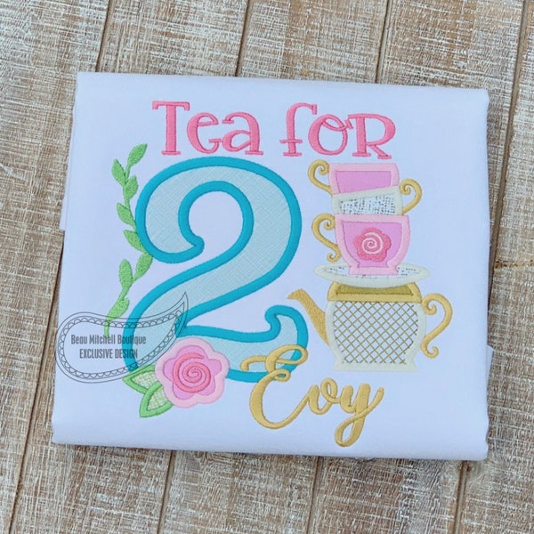 Teapot Applique Design Etsy