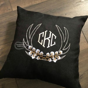 Cotton Antlers embroidery design