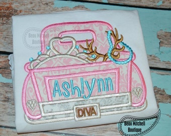 Hunting Diva Truck applique