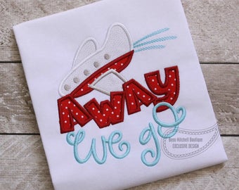 Away we go with plane applique