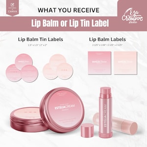 Editable Cosmetic Mega Bundle Label Design Canva, 50+ Custom Skincare Beauty Body Product Label Sizes, Bottle, Soap, Jar Label, ThankYouCard