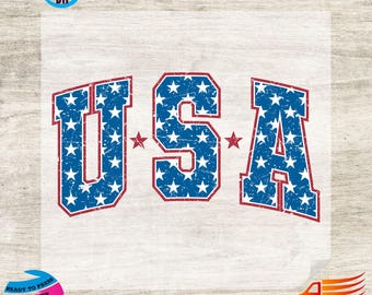 Patriotic USA Flag DTF Transfer: Ready To Press Iron On Decal