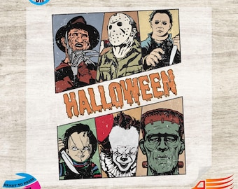Horror Squad DTF Transfer: Halloween Shirt Heat Transfer