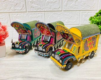 TRUCK ART Miniature, Truck Art Table Decor, Truck Art Decorative truck Souvenir of Pakistan, truck art, home decoration, Antique Items