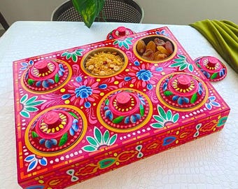 TRUCK ART Miniature, Truck Art Dry fruit tray , Truck Art Decorative truck Souvenir of Pakistan, truck art, home decoration, Antique Items