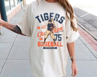 Vintage Mlb 90s Bootleg Detroit Shirt, Detroit Baseball Hoodie, Vintage Baseball Fan Shirt, Tigers Shirt, Baseball Unisex