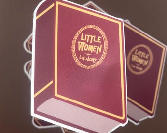 Little Women Movie Sticker: Hand-Drawn Matte Decal, Weatherproof