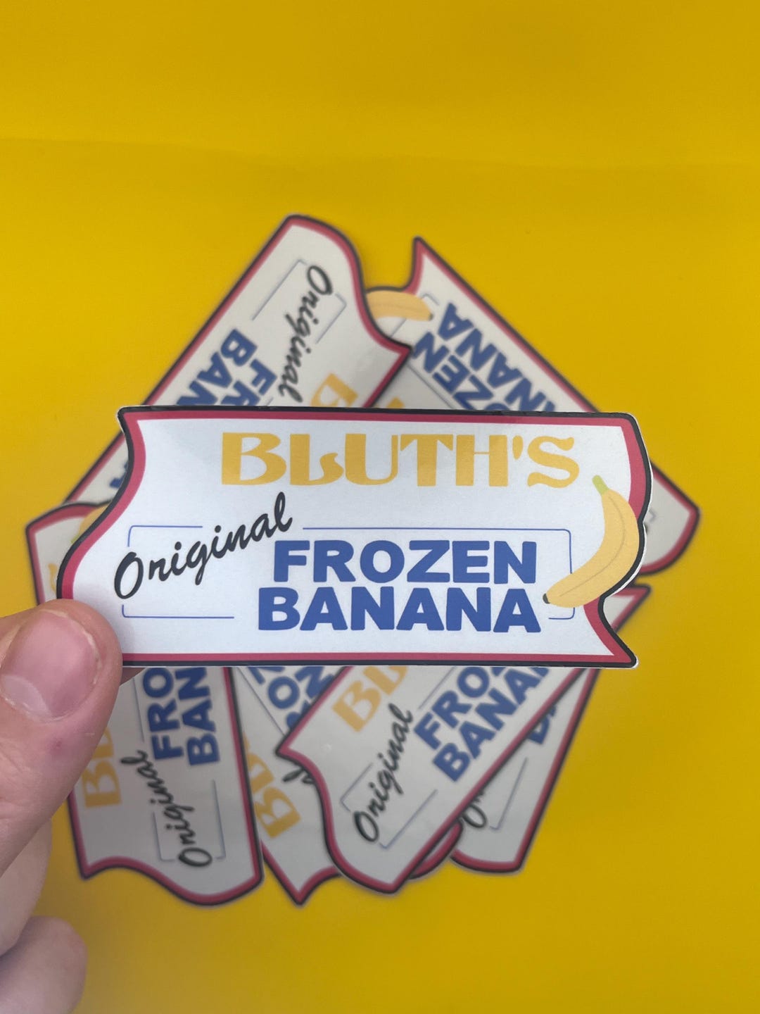 Bluth's Frozen Banana Sticker: Arrested Development Fan Art Decal - Etsy
