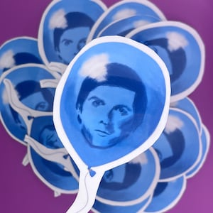 Ablösung Aufkleber - Mark S. Ballon, handgezeichneter glänzender wetterfester Vinylaufkleber, lustiger Sci-Fi TV-Show-Aufkleber, Lumon Industries Fan Art
