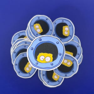 SpongeBob Looking Out the Window Meme Sticker | Matte Weather Proof Decal /  Funny Meme | Pop Culture Sticker for Laptop/ Fan Art