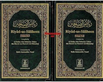 Riyad-us-Saliheen 2 Vol Set dell'Imam An-Nawawi