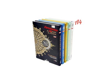 Maqdis Quran | The Noble Quran Word By Word Translation and Color Coded Tajweed (Al Quran Al Karim) Large Size A4 (English-Arabic)