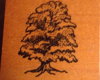 Tree Wooden Stamp