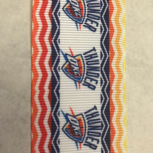 OKC Thunder Grosgrain Ribbon