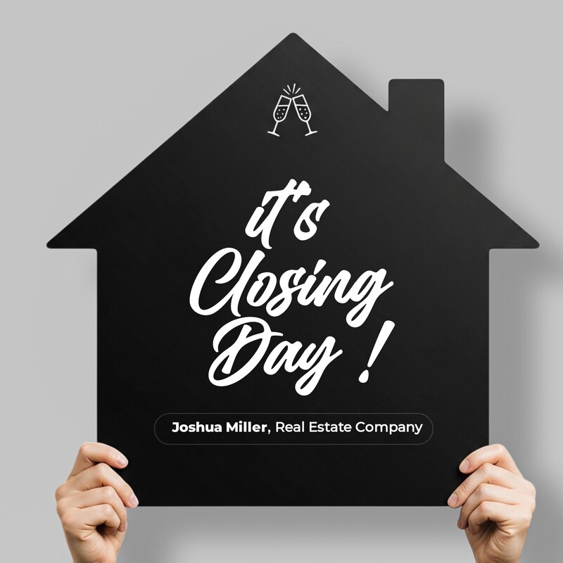 Building Closing Sign Realtor Closing Sign - Etsy