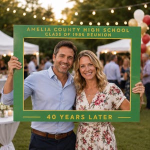 Class Reunion Photo Booth Frame • Class Reunion Decorations • Class Reunion Ideas • High School Reunion Photo Props • Fully Customized