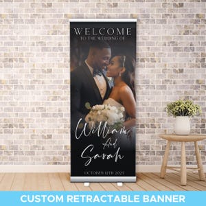 Roll Up Banner | Custom Retractable Banner Stand | Pop up Banner Stand | Store Banner 33&quot; x 80&quot; | Banner Stand | Promotional Banner